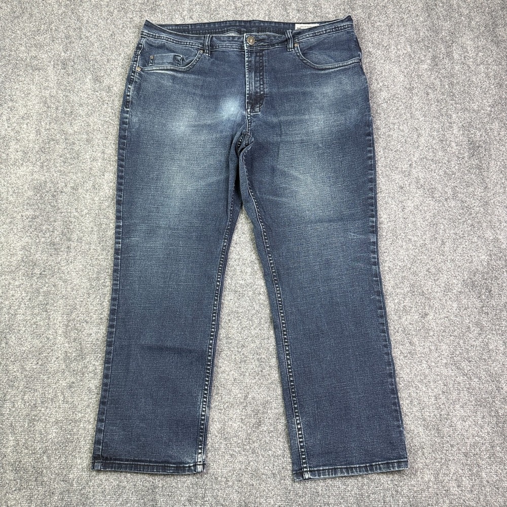 Buffalo David Bitton Jackson-X Jeans Mens 40x30 Straight Stretch Dark Wash Blue